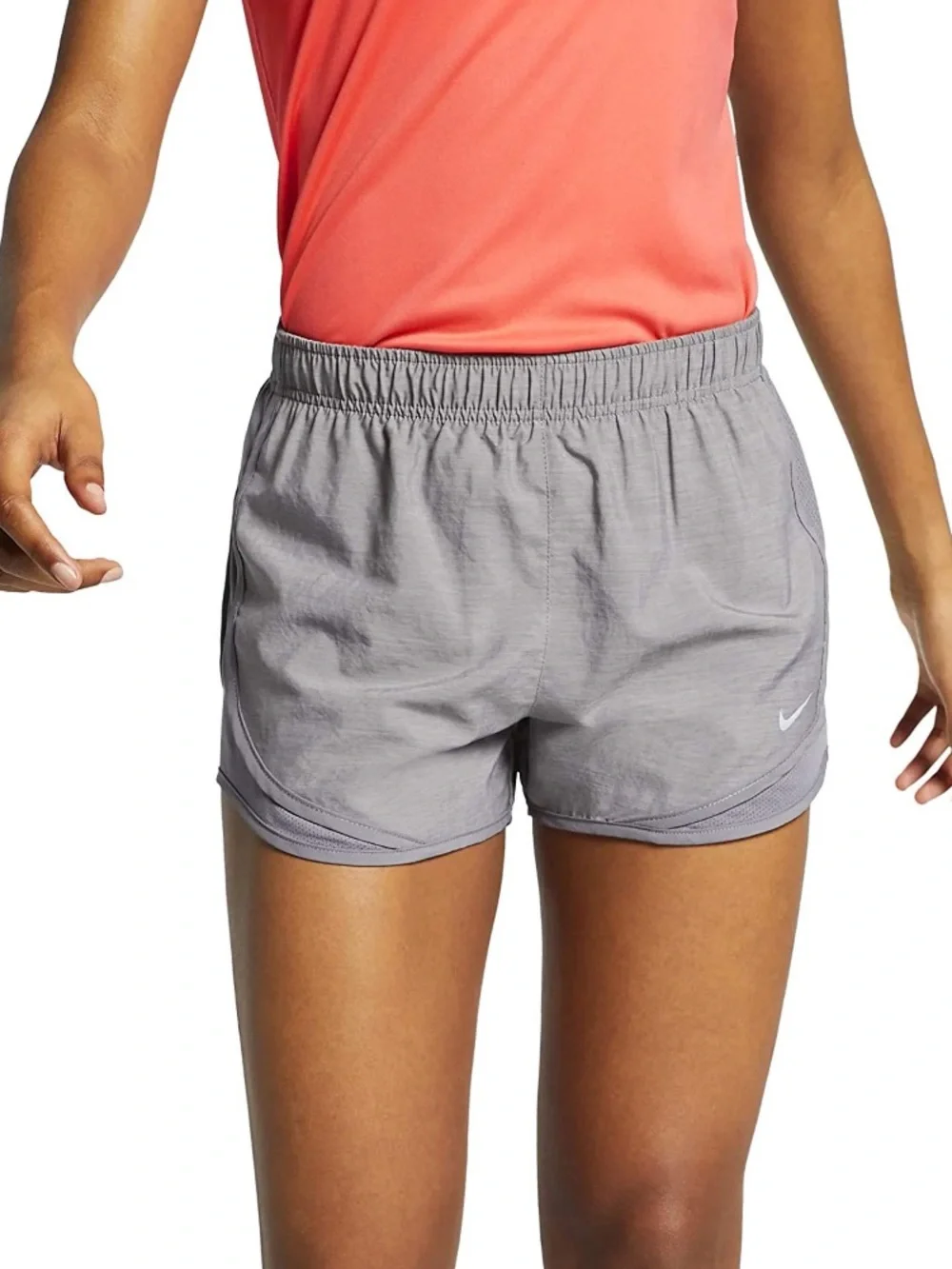 Nike Tempo Women's Dri-Fit Running Shorts Light Gray-S